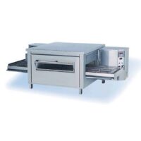 Four convoyeur à pizza à gaz en inox longueur chambre 760 mm