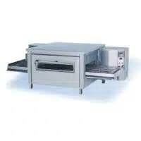 Four convoyeur à pizza à gaz en inox longueur four 102 cm