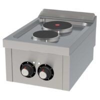 Fourneau électrique 2 plaques série 600 à poser