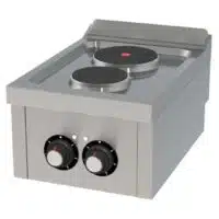 Fourneau électrique 2 plaques série 600 à poser