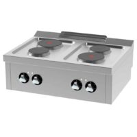 Fourneau électrique 4 plaques série 600, à poser