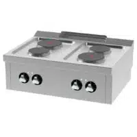 Fourneau électrique 4 plaques série 600, à poser