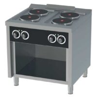 Fourneau électrique 4 plaques série 750, sur placard