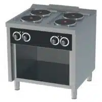 Fourneau électrique 4 plaques série 750, sur placard