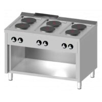 Fourneau électrique série 750 6 plaques, sur placard