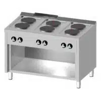 Fourneau électrique série 750 6 plaques, sur placard