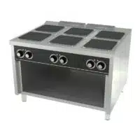 Fourneau électrique 6 plaques série 900, sur placard