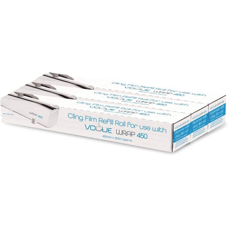 3 rouleaux de film alimentaire pour distributeur WRAP450 L 300 m – Image 2