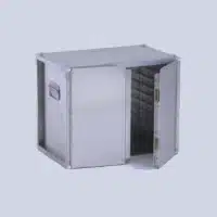 Coffre traiteur non isotherme double porte 9 plaques ou grilles 600 x 400 mm