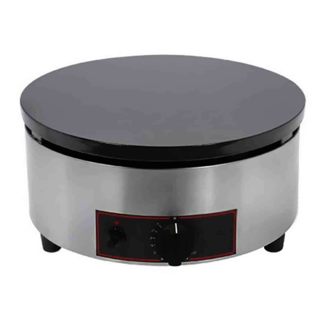 Crêpière à gaz, en inox, 3,6 Kw