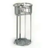 Distributeur d’assiette neutre à niveau constant à encastrer dans un meuble par-dessus