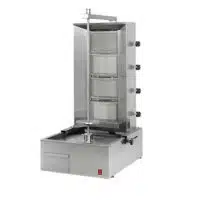 Doner grill à gaz en inox 60 Kg/jour 9 kW