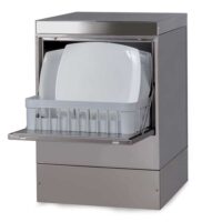 Lave-vaisselle avec pompe de vidange et pompe à détergent panier 400 x 400 mm commandes électromécaniques 230 V mono