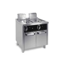 Friteuse à gaz, 12 L + 12 L, série 750, sur placard