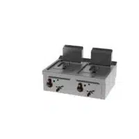 Friteuse à gaz, 8L + 8 L, série 600, à poser