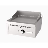 Fry-top à gaz série 600 acier rectifié L 600 mm, à poser