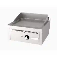 Fry-top à gaz série 750 acier rectifié L 600 mm, à poser