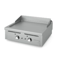 Fry-top à gaz série 750 acier rectifié L 800 mm, à poser