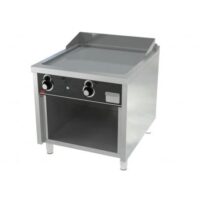 Fry-top à gaz série 900 revêtement chromé L 800 mm, sur placard