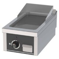 Fry-top électrique série 750 acier rectifié L 400 mm, à poser