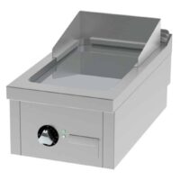 Fry-top électrique série 750 revêtement chromé L 400 mm, à poser