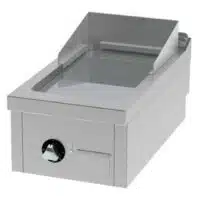 Fry-top électrique série 750 revêtement chromé L 400 mm, à poser