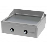 Fry-top électrique série 600 acier rectifié L 800 mm, à poser