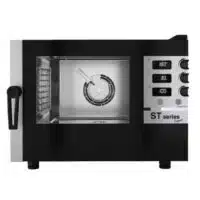 Four mixte à injection de vapeur, commande mécanique afficheur digital, série ST COMPACT, 4 x GN 1/1, L 720 x P 620 mm