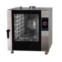 Four mixte à gaz 7 niveaux GN1/1 17 kW Auto Reverse sont à coeur de série