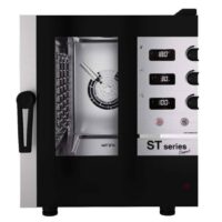 Four mixte à injection de vapeur série ST COMPACT 6 x GN 1/1 L 530 x P 795 mm, commande mécanique afficheur digital