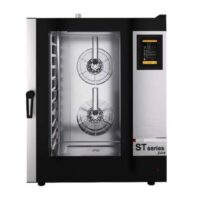 Four mixte à injection de vapeur série ST BAKERY 10 niveaux 600 x 400 - GN 1/1, panneau de commande tactile