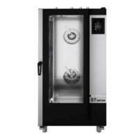 Four mixte à injection de vapeur, à gaz, panneau de commande tactile, série ST GASTRO, 20 niveaux GN 1/1