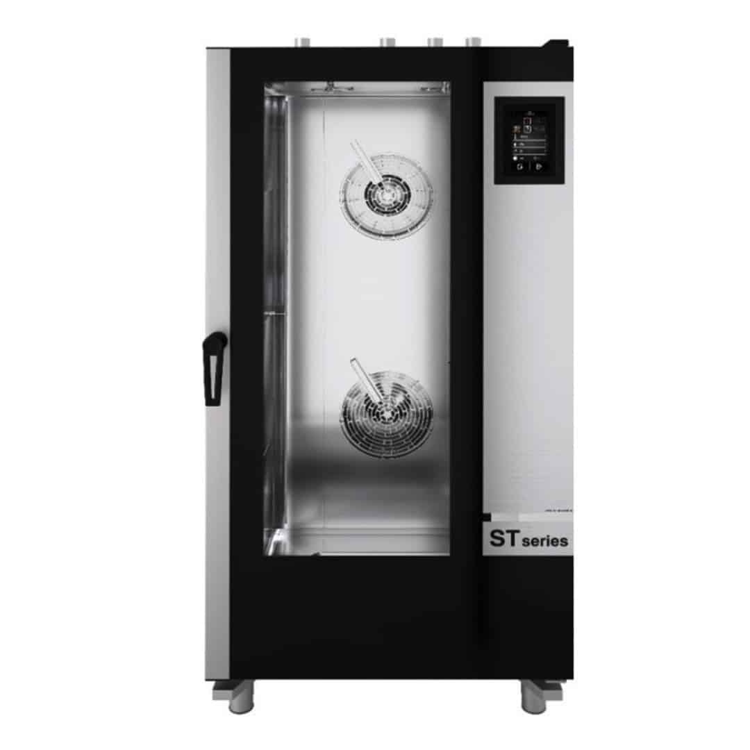 Four mixte à injection de vapeur, à gaz, panneau de commande tactile, série ST GASTRO, 20 niveaux GN 2/1
