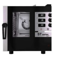 Four mixte à injection de vapeur commande mécanique afficheur digital série ST COMPACT, 4 x GN 2/3