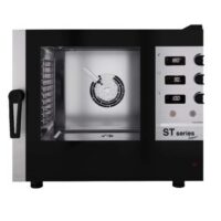 Four mixte à injection de vapeur commande mécanique afficheur digital série ST COMPACT 6 x GN 1/1, L 720 x P 620 mm