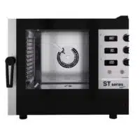 Four mixte à injection de vapeur commande mécanique afficheur digital série ST COMPACT 6 x GN 1/1, L 720 x P 620 mm