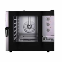 Four mixte à injection de vapeur série ST BAKERY 6 niveaux 600 x 400 - GN 1/1, commande électromécanique