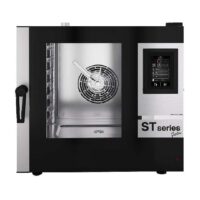 Four mixte à injection de vapeur série ST GASTRO 7 niveaux GN 1/1, panneau de commande tactile