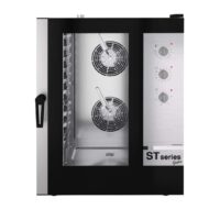 Four mixte à injection de vapeur série ST GASTRO 11 niveaux GN 1/1, commande électromécanique
