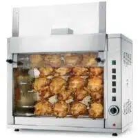 Rôtissoire à poulets au gaz, série G, G-20P, 5 broches, 20 poulets, 170 W
