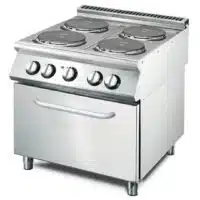 Fourneau électrique 4 plaques sur four