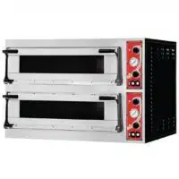 Four à pizza 2 chambres inox