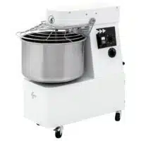 Pétrin pizza à spirale acier inox tête et cuve fixées IBT H2O 60