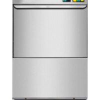 Lave verre et vaisselle avec adoucisseur en inox Aisi 304 panier 400x400 mm Mono 230 V