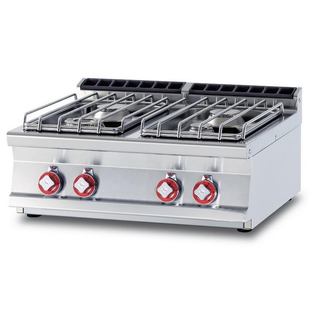 Plan de cuisson gaz 4 feux 22 Kw