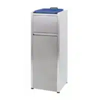 Optimisez l'hygiène de votre établissement avec notre Poubelle Snack acier inoxydable 110 litres. Sa robustesse est indispensable pour un espace propre !