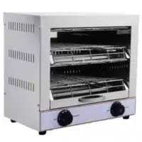 Toaster électrique inox 2 niveaux 3 kW