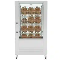 Rôtissoire Électrique Tout Inox avec 9 Broches Amovibles