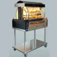 Rôtissoire Professionnelle à Balancelle sur Châssis Inox