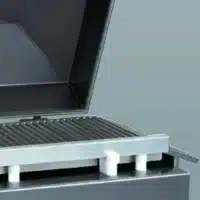 Rouleaux inox de déchargement interne pour machine a emballer sous vide